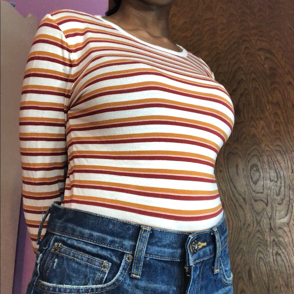 Striped Long Sleeve Tee